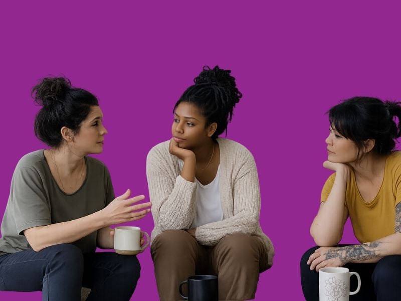 women talking
