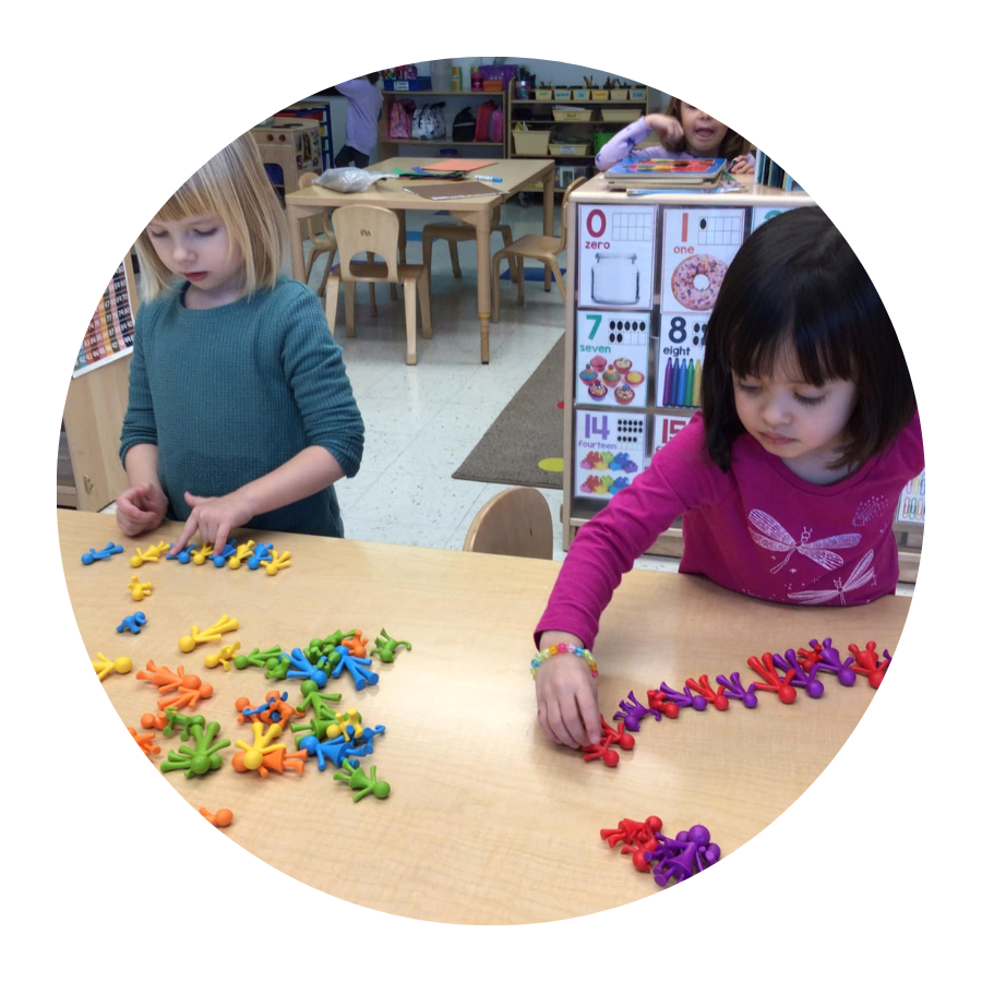 Little kids at West Essex YMCA Peanut Shell Early Childhood Learning Center