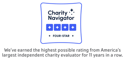 Charity Navigator 4-star logo