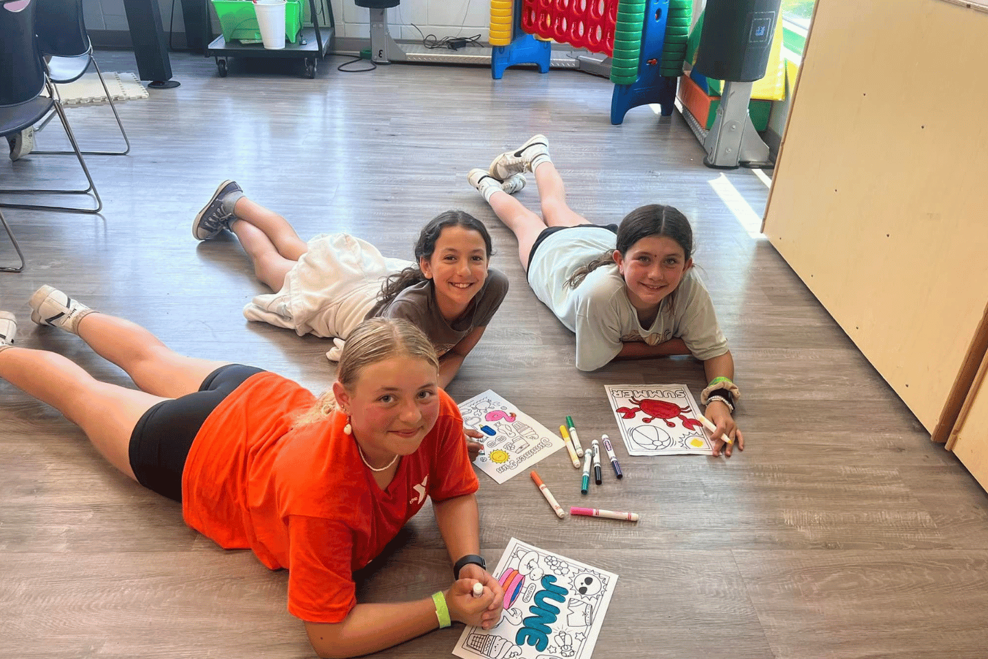 YMCA kids enjoying vacation camp