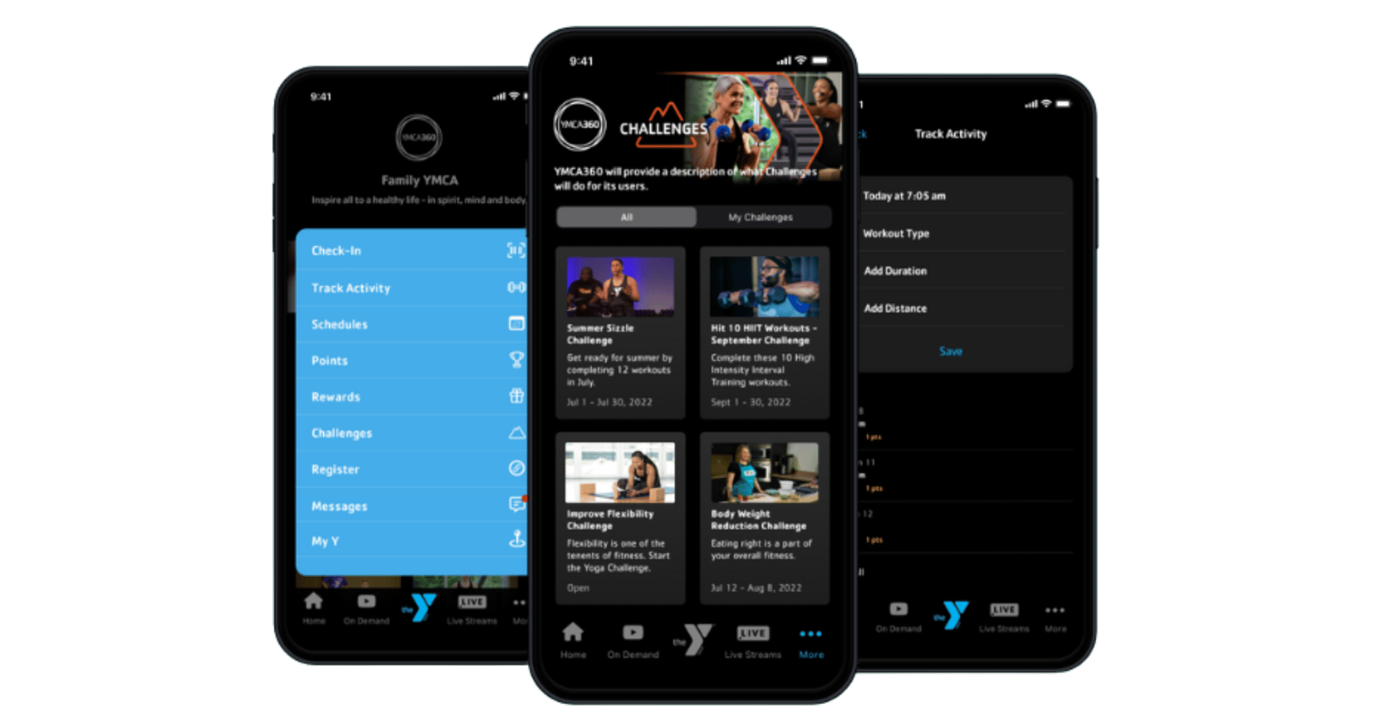Cell phones showing y360