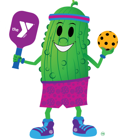 Dill P. Gherkin - The Metro YMCA of the Oranges pickleball mascot