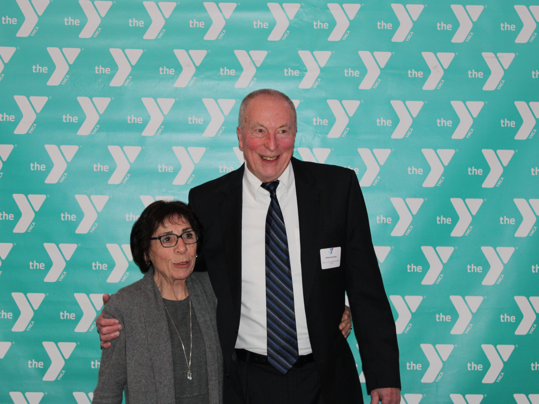 Attendees getting a quick photo at the Greater Bergen Sports Awards Banquet